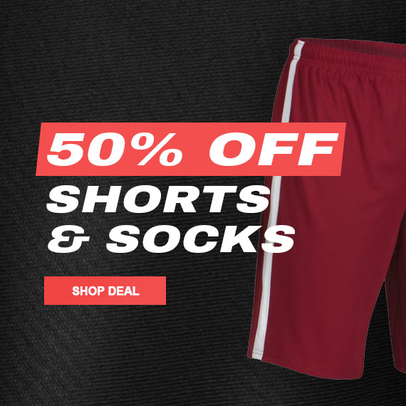 50% off shorts & socks | 2025 January sale